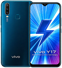 (Refurbished) Vivo Y17 (8 GB RAM, 258 GB Storage, Blue) - Superb Condition, Like New