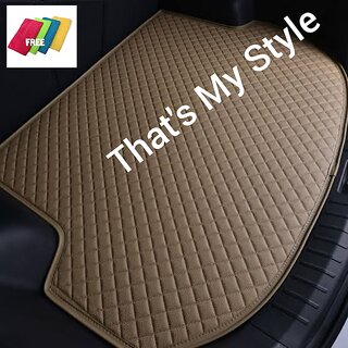                       That's My Style Leatherite 7D Car Dicky /Boot / Trunk Mat (with 4pc Micro Fibre Cloth ) for Toyota FORTUNER                                              