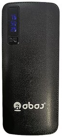 Smarty Leather 3 USB Fast Charging 13000 -mAh Li-Ion Charger with LED Flash Light (Black)