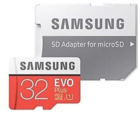 Samsung EVO Plus 32GB microSDHC Full HD Memory Card with Adapter