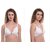 Skin N Soul Women's Cotton Non Padded Non Wired Front Open Low Neck V Shape Bra - 3pcs