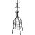 Locomoto Solid Metal 7 Hook Coat Hanger Clothes Stand Hanging Pole Wrought Iron Rack Standing Shelf Unit with Shoes Rack