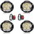 Fog Light 6 LED 4 PCS Free 2 ON/Off Switch