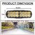 16LED 24W Fog Light Bar Auxiliary Headlight Water Resistant Beam Light Anti-Fog Spot Lights with Switch for All Vehicles,Two Wheeler,Bikes,Cars - (Single Unit)