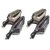 4PCs Universal Motorcycle D Shaped Dual Color 18 LED Bike Indicator Lights Turn Signal Blinker Lights Front Rear Lights for Bikes/Motorcycle (Set of 4, Blue & Amber)