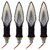 Universal Motorcycle Neon LED Long Arrow Turn Signal Light Indicator for Bajaj Pulsar 180F (Yellow Red, Pack of 4)