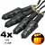 Bike Led Light Combo 2 Handle Lights + 4 DUK Indicators Lights With Push Button