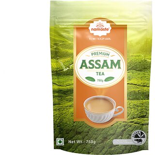                       Namaste Chai Daily Assam CTC Chai  Milk Tea  Pure Black Tea  Strong Robust Flavour  100 Natural  750 gm                                              