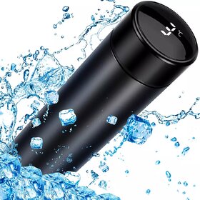 Water Bottle with LED Temperature Display, Double Walled Vaccum Insulated Water Bottle Stainless Steel Flask  Sports T
