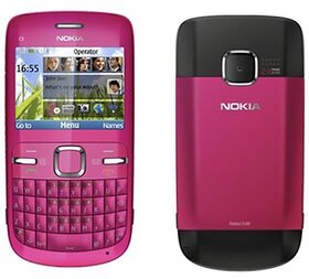 (Refurbished) Nokia C3-00 (Single SIM , 2.4 Inch Display, Assorted Color) - Superb Condition, Like New