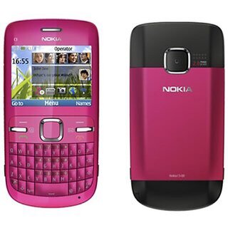                       (Refurbished) Nokia C3-00 (Single SIM , 2.4 Inch Display, Assorted Color) - Superb Condition, Like New                                              