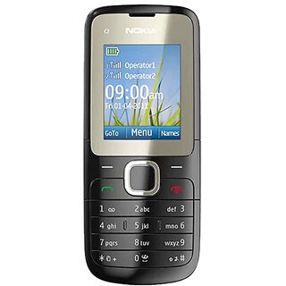                       (Refurbishe) Nokia C2-00, Black ( Superb Condition, Like New)                                              