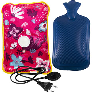 Amazon.com: 1 Rubber Heat Water Bag Hot Cold Warmer Relaxing Bottle Bag  Therapy Winter Thick : Health & Household