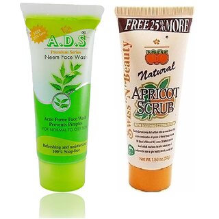                       ads Neem Face Wash / Scrub (50gm)  (2 Items in the set)                                              