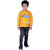 Kid Kupboard Cotton Full-Sleeves Sweatshirt for Boys (Dark Yellow)