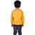 Kid Kupboard Cotton Full-Sleeves Sweatshirt for Boys (Dark Yellow)