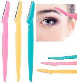 SWPA Eyebrow Painless Facial Hair Remover Razor for Face, Women and Men(pack of 1 x 3)
