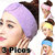 SWIPA Stretchable Soft Cotton Facial Hair Band Headband Makeup Head Band - Random Color (Pack of 2)