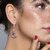SILVER SHINE Graceful Golden Half Moon Star Earrings Set Acrylic, Copper, Alloy, Brass, Crystal Earring Set