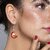 SILVER SHINE Graceful Golden Half Moon Star Earrings Set Acrylic, Copper, Alloy, Brass, Crystal Earring Set