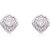 SHILVER SHINE SQUARE SHAPE EARRING Silver Stud Earring