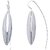 SILVER SHINE Hook Earring for Women & Girls Silver Drops & Danglers