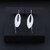 SILVER SHINE Hook Earring for Women & Girls Silver Drops & Danglers