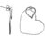 Silver Shine 92.5 Streling Silver Heart And Small Heart Silver Stud Earring For Women & Girls Silver Stud Earring