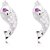 SILVER SHINE Stylish Fish Silver Earring Sterling Silver Stud Earring