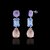 Silver Shine 92.5 Streling Sterling Silver Stone Earring For Women & Girls Silver Stud Earring