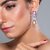 Silver Shine 92.5 Streling Sterling Silver Stone Earring For Women & Girls Silver Stud Earring