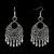 SILVER SHINE Superb Chandbali with Danglers Alloy Drops & Danglers