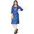 Sharda Creation Blue Colour Printed Kurti
