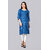 Sharda Creation  Blue Colour  Foil Printed Kurti