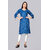 Sharda Creation  Blue Colour  Foil Printed Kurti