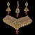 SILVER SHINE Alloy Gold-plated Jewel Set  (Gold)