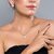 SILVER SHINE Sterling Silver Jewel Set  (Silver, White)
