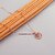 SILVER SHINE Lovely Flat Brass Cable Chain With Heart Beat Pendent Neckless Diamond Copper Plated Stainless Steel Chain