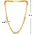 Silver Shine Gold Plated Fancy Look Designer Necklace Shiva OMPendant Chain Jewellery For Man And Boy Gold-plated Alloy