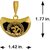 Silver Shine Gold Plated Fancy Look Designer Necklace Shiva OMPendant Chain Jewellery For Man And Boy Gold-plated Alloy