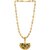 Silver Shine Elegant Gold Plated Designer Necklace Shiva Mahakal Pendant Chain Jewellery For Man And Boy Gold-plated Alloy