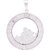 SILVER SHINE sterling silver royal circel pendant silver shine fashion jewellery Sterling Silver Pendant