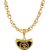 Silver Shine Stylish Party Wear Gold Plated Designer Necklace Shiva OM Pendant Chain Jewellery For Man And Boy Gold-plated Alloy