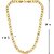 Silver Shine Classic Look Gold Plated designer Necklace Shiva Bholenath Mahadev Pendant Chain Jewellery For Man And Boy Gold-plated Alloy