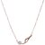 SILVER SHINE DELICATE ROSE GOLD CHAIN WITH HEART Sterling Silver Chain