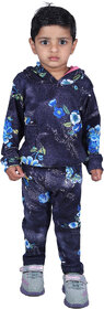 Kid Kupboard Babysuit For Baby Boy's (4-5 Years, Blue, Winter Wear)