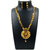 Necklace Polki Gold Plated Long Pendent With Earring For Women - VENK1PK500002