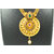 Necklace Polki Gold Plated Long Pendent With Earring For Women - VENK1PK500002