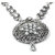Oxidize Long Pendant with Stone and Earrings For Women - VENK1OX500004