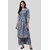 Sharda Creation Blue Colour Printed kurta Set
